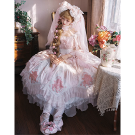 Rose Umbrella Classic Lolita Dress by Bramble Rose (BRR04)